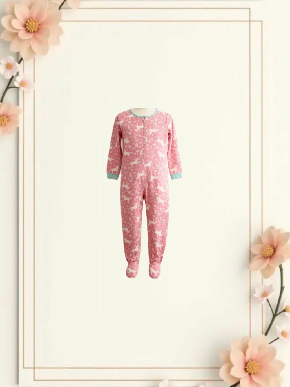 Girls Carter's 5T Footed Onesie